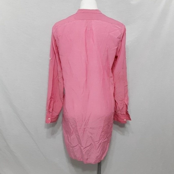 New DKNYC Pink Foldable Long Sleeve Tunic Top Medium | Comfy Fit - Picture 4 of 6
